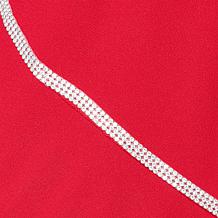 "As Is" Nina Leonard Long Sleeve Tulip Hem Top and Pant 2-piece Set