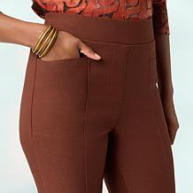 "As Is" Nina Leonard Millennium Narrow Leg Pocket Pant