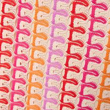 "As Is" Nina Leonard V-Neck Sleeveless Novelty Knit Maxi Dress