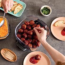 "As Is" Ninja Crispi 5-in-1 Glass Air Fryer with 3 Containers