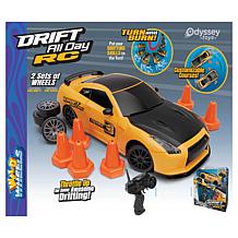 "As Is" Odyssey Toys Drift All Day RC Car with Cone Course