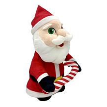 "As Is" Odyssey Toys PlayWithMePlush Silly Santa