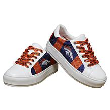 "As Is" Officially Licensed NFL Lace-Up Sparkle Sneaker by Cuce Sho...