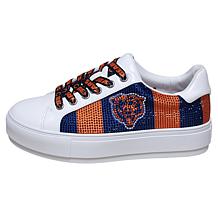 "As Is" Officially Licensed NFL Lace-Up Sparkle Sneaker by Cuce Sho...