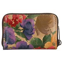 "As Is" Patricia Nash Abri Leather Zip-Around Wallet