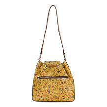 "As Is" Patricia Nash Belamy Leather Drawstring Bucket Bag