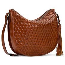 "As Is" Patricia Nash Calanna Leather Hobo Bag