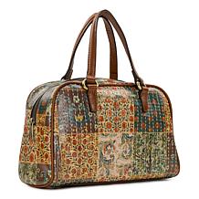 "As Is" Patricia Nash Dagali Satchel with Micro Hangoff