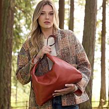 "As Is" Patricia Nash Esther Leather Hobo
