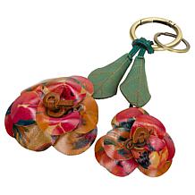 "As Is" Patricia Nash Flower Key Fob