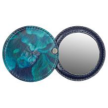 "As Is" Patricia Nash Liscia Leather Mirror Key Fob