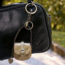 "As Is" Patricia Nash Micro Barcelona Bag Leather Key Chain