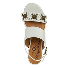 "As Is" Patricia Nash Mirella Flower Wedge Sandal