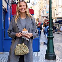 "As Is" Patricia Nash Morgane Frame Woven Crossbody