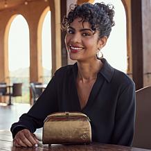 "As Is" Patricia Nash Pilzone Leather Frame Crossbody Bag