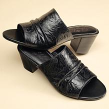 "As Is" Patricia Nash Poema Leather Heel Sandal