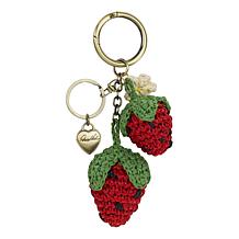 "As Is" Patricia Nash Raffia Strawberry Bag Charm