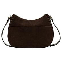 "As Is" Patricia Nash Sascha Leather Hobo Bag with Flower Tassel