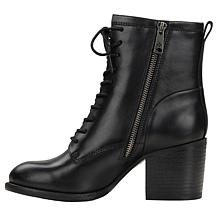 "As Is" Patricia Nash Sicily Leather Lace-Up Ankle Boot