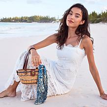 "As Is" Patricia Nash Thea Basket with Scarf