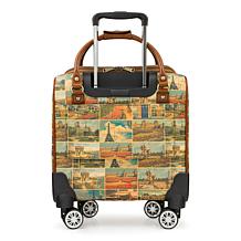 "As Is" Patricia Nash Vitalia Spinner Wheel Underseater Travel Bag