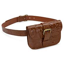 "As Is" Patricia Nash Vitrolles Leather Belt Bag