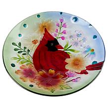"As Is" Plow and Hearth Glass Bird Bath