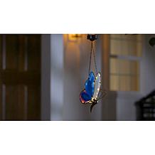 "As Is" Plow and Hearth Solar Hanging Butterfly Garden Decor