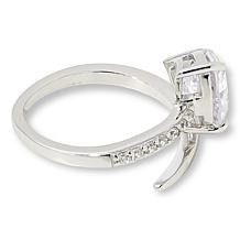 "As Is" Radiance by Absolute™ 3.30ct Trilliant Cut Solitaire Wrap Ring