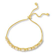 "As Is" Radiance by Absolute™ 6.55ctw Round and Oval Bolo Bracelet