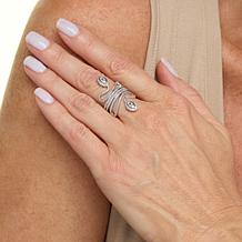"As Is" Radiance by Absolute™ Sterling Silver Wrap-Style Snake Ring