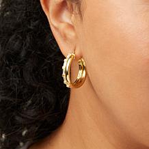 "As Is" Radiance by Absolute™ x Katharine McPhee 4.5ctw Hoop Earrings