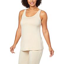 "As Is" Retreat by Rhonda Shear Knit Tank with Shelf Bra
