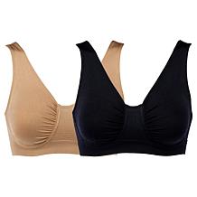 "As Is" Rhonda Shear 2-pack Ahh Seamless Underwire Bra
