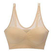 "As Is" Rhonda Shear 2-pack Mesh Neckline Ahh Bra