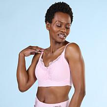 "As Is" Rhonda Shear 2-pack Molded Cup Lace Bra with Invisible Edge