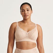 "As Is" Rhonda Shear 2-pack Molded Cup Lace Bra with Invisible Edge