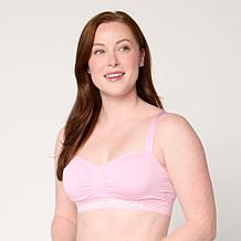 "As Is" Rhonda Shear 2-pack Seamless Bra with Lace Band