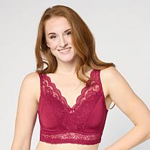 "As Is" Rhonda Shear 3-pack Classic Pin-Up Bra with Lace Detail