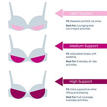 "As Is" Rhonda Shear 3-pack Original Cotton-Blend Ahh Bra