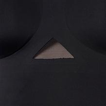 "As Is" Rhonda Shear Invisible Edge Mesh Back Tank	