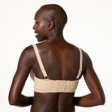 "As Is" Rhonda Shear Lace-Detail Gel Bra with Back Closure