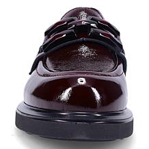 "As Is" Ron White Annora Patent Leather Loafer with Satin Shoe Bag