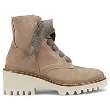 "As Is" Ron White Eris Ultralight Suede Lace-Up Ankle Boot