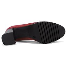 "As Is" Ron White Fallona All-Day Suede Pump with Satin Shoe Bag