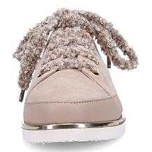 "As Is" Ron White Nalla Leather Sneaker with Satin Shoe Bag