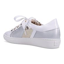 "As Is" Ron White Ophelia Leather Footbed Sneaker