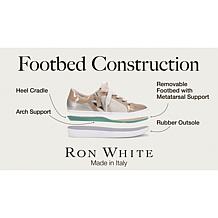 "As Is" RON WHITE Ophelia Light Weight Footbed Sneaker