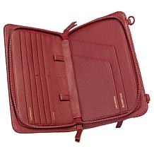 "As Is" Samantha Brown 100% Polyester Quilted Travel Wallet Crossbody