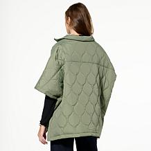 "As Is" Samantha Brown To-Go 2-in-1 Travel Poncho with Pouch